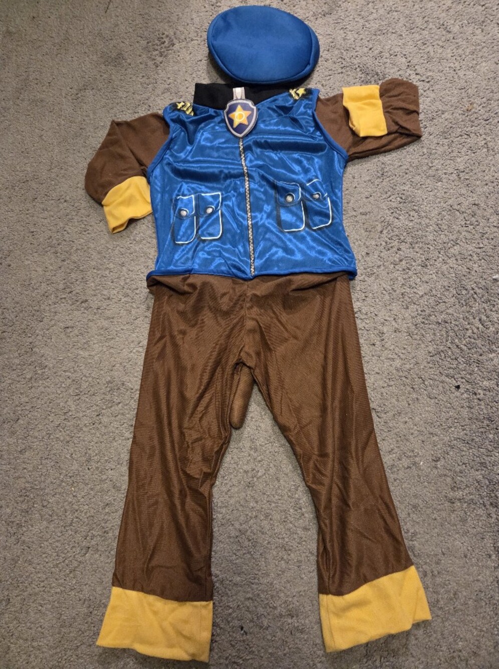 Nickelodeon Blue, Brown & Yellow Pup Patrol Costume